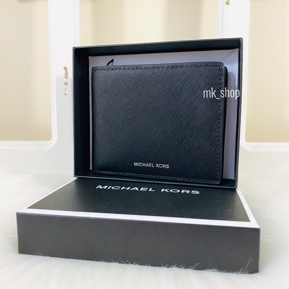 MK Andy Men’s Slim Billfold Wallet - Picture 2 of 10